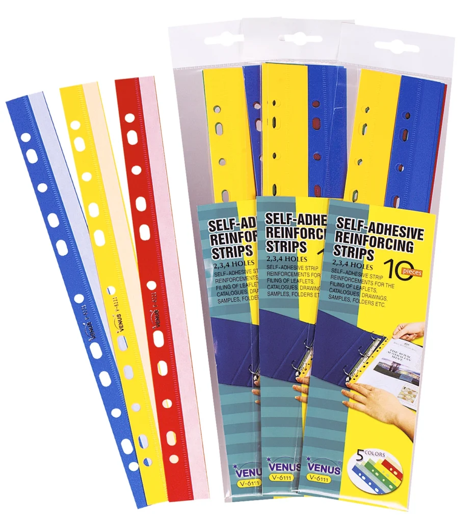 11-Hole Self-Adhesive Reinforcing Strip 8 11 Hole Reinforcing Strip 3