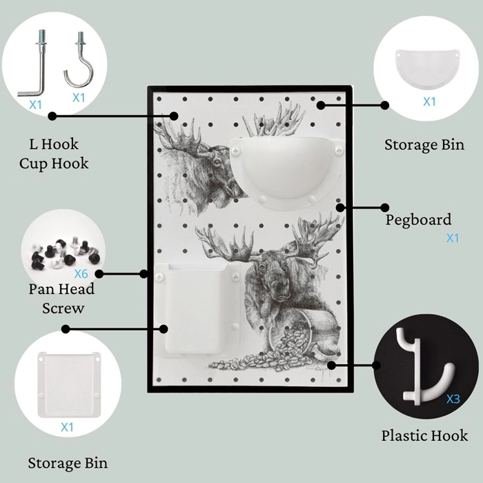 pegboard kit 8