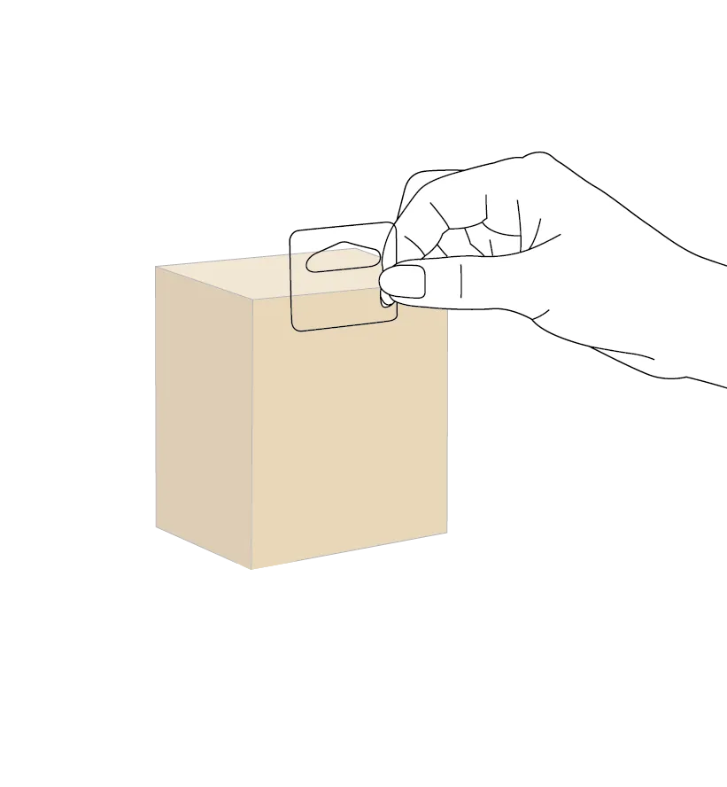 自黏三角洞貼勾 5 delta hang tabs 6